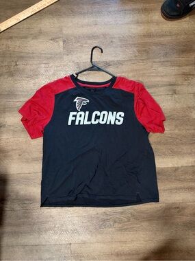 Nike Falcons Black and Red Short Sleeve Tee